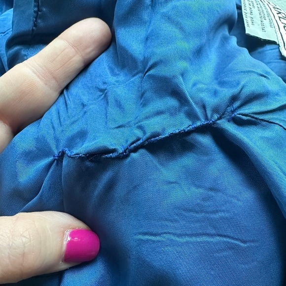 Vintage Carlisle Boiled Wool Jacket in Blue Size US 10 - Picture 6 of 8